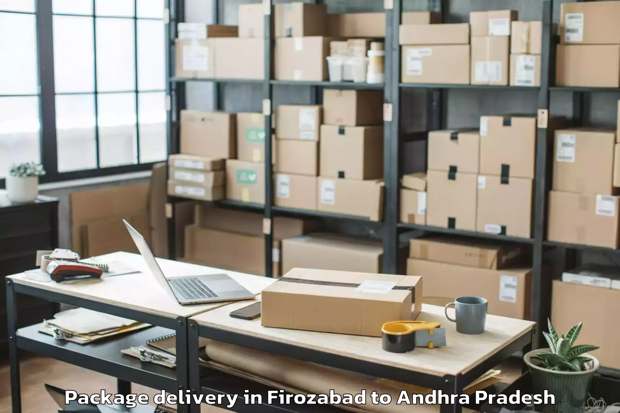 Get Firozabad to Kakinada Rural Package Delivery